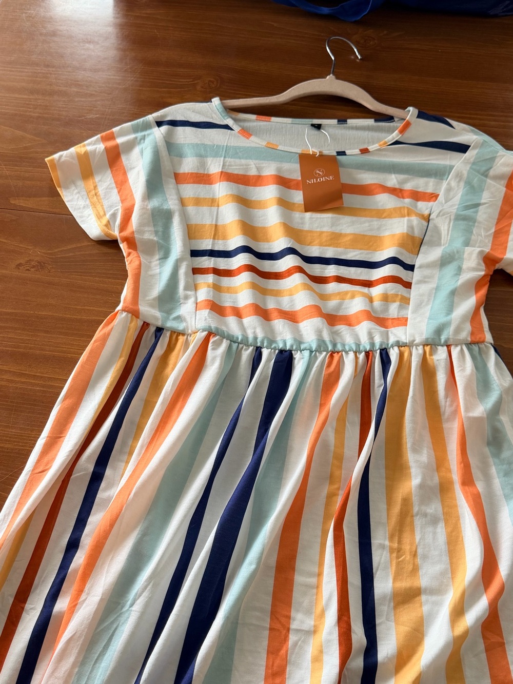 Colorful Striped Summer Dress